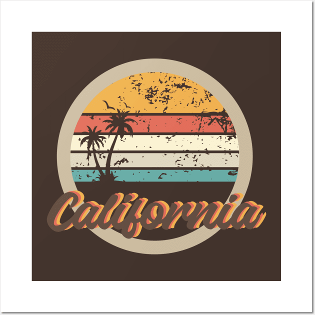 Summer California Surf Wall Art by slawers
